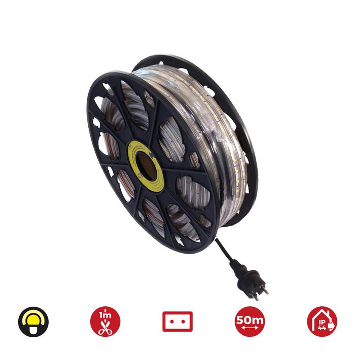 Bandes LED EDM 72705 Jaune 4,2 W x 1 m 50 m 350 lm Bandes LED EDM 72705 Jaune 4,2 W x 1 m 50 m 350 lm