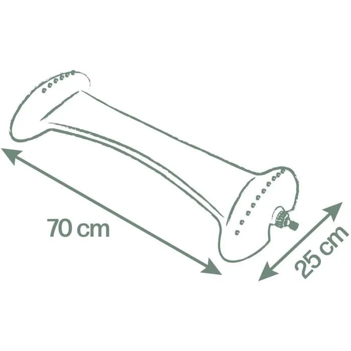 Smoby Toboggan d'eau et jeu d'arrosage Splashy Way Smoby Life - Jeu aquatique pour enfants dès 2 ans avec jets réglables, fabriqué en France Smoby Toboggan d'eau et jeu d'arrosage Splashy Way Smoby Life - Jeu aquatique pour enfants dès 2 ans avec jets réglables, fabriqué en France