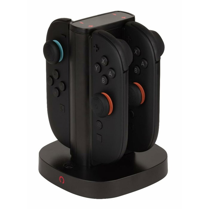 Konix Station de rechargement pour 2 paires de manettes Joy-Con - Noir
