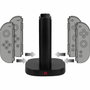 Konix Station de rechargement pour 2 paires de manettes Joy-Con - Noir