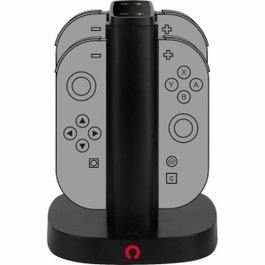 Konix Station de rechargement pour 2 paires de manettes Joy-Con - Noir
