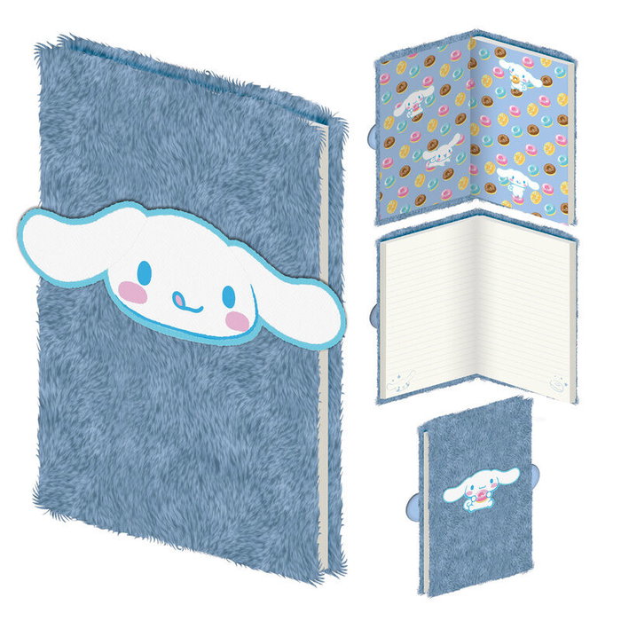 PYRAMID Cahier peluche A5 Cinnamoroll Hello Kitty PYRAMID Cahier peluche A5 Cinnamoroll Hello Kitty