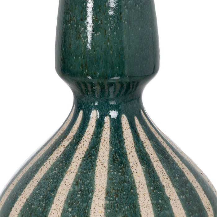 Vase Blanc Vert Céramique 19,3 x 19,3 x 31,2 cm