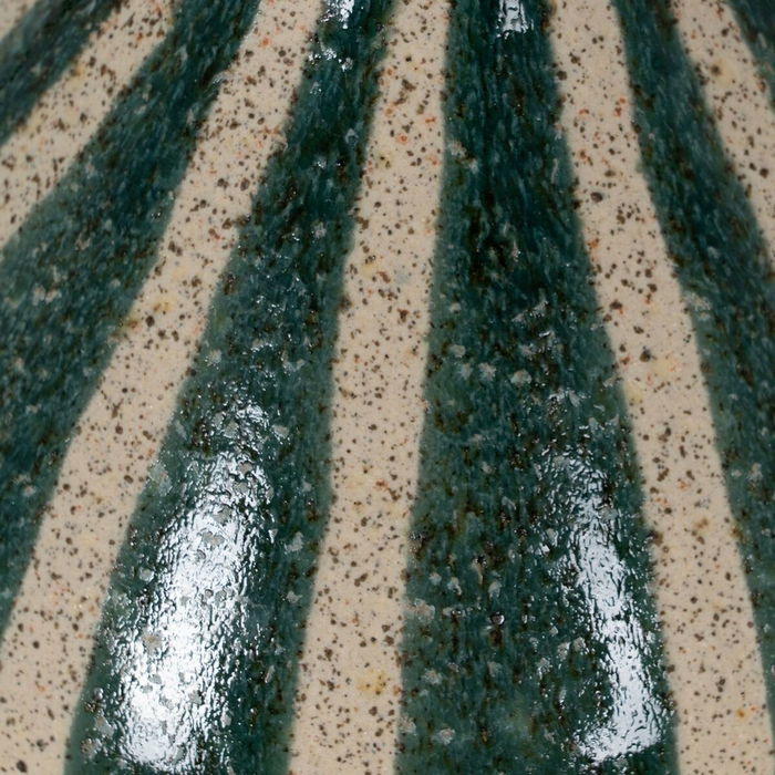 Vase Blanc Vert Céramique 19,3 x 19,3 x 31,2 cm