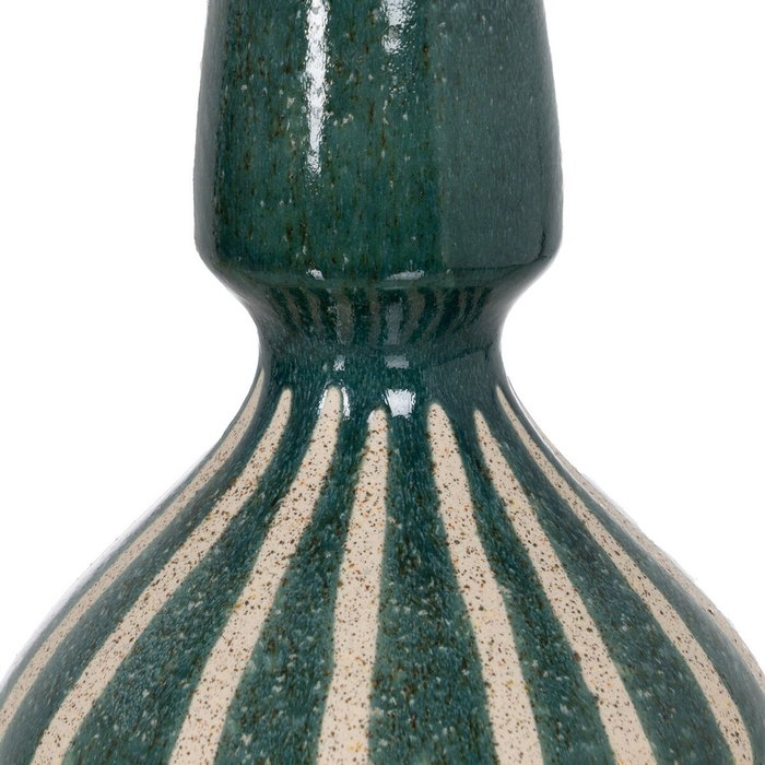 BigBuy Home Vase Blanc Vert en Céramique