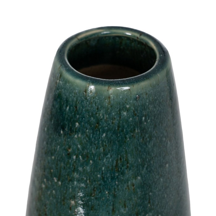BigBuy Home Vase Blanc Vert en Céramique