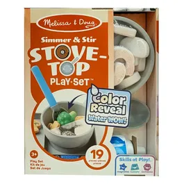 Melissa & Doug Cuisine Water WOW! - Coffret de jeu magique pour enfant dès 3 ans avec 19 accessoires, légumes qui changent de couleur à l'eau