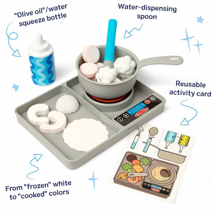 Melissa & Doug Coffret Cuisine Water Wow! avec 19 accessoires