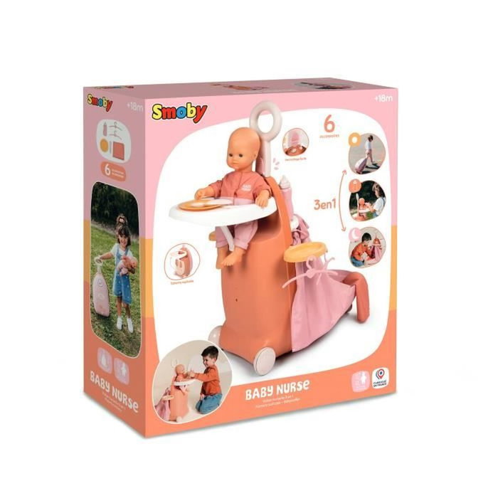 Smoby Baby Nurse Valise nurserie 3 en 1