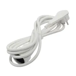 Chacon Prolongateur HO5VVF 3 m - Câble 3 x 1.5 mm² - Fiche plate - Blanc - 3500 W 16 A - Intérieur