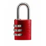 Abus Cadenas à combinaison 145/30, 3 chiffres, Aluminium rouge