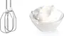Bosch MFQ3010 CleverMixx - Batteur électrique 300W, 2 vitesses, 2 fouets et 2 crochets inox, fonction Pulse, Blanc