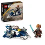 LEGO 75400 Star Wars Microfighter Chasseur Jedi de Plo Koon - Set de Construction 89 Pièces avec Minifigurine - Jeu Enfant 6 Ans et Plus