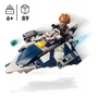 LEGO 75400 Star Wars Microfighter Chasseur Jedi de Plo Koon - Set de Construction 89 Pièces avec Minifigurine - Jeu Enfant 6 Ans et Plus