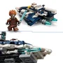 LEGO 75400 Star Wars Microfighter Chasseur Jedi de Plo Koon - Set de Construction 89 Pièces avec Minifigurine - Jeu Enfant 6 Ans et Plus