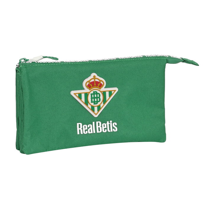 Trousse Fourre-Tout Double Real Betis Balompié Vert 22 x 12 x 3 cm Trousse Fourre-Tout Double Real Betis Balompié Vert 22 x 12 x 3 cm