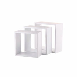 5five Simply Smart Set de 3 étagères type cube blanc