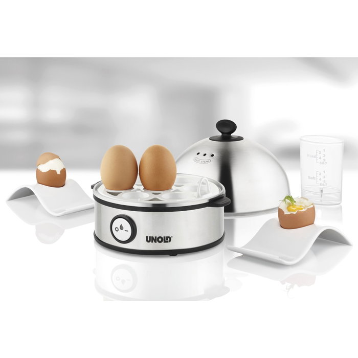 Unold 38626 Egg Boiler Edel - Argent/Noir