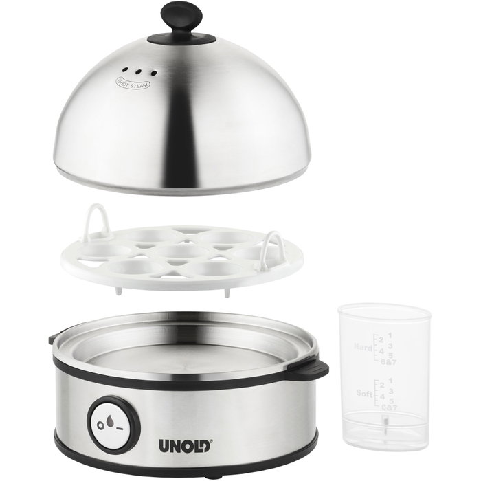 Unold 38626 Egg Boiler Edel - Argent/Noir