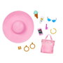 Barbie Beach Day - Poupée blonde en maillot de bain et accessoires de plage