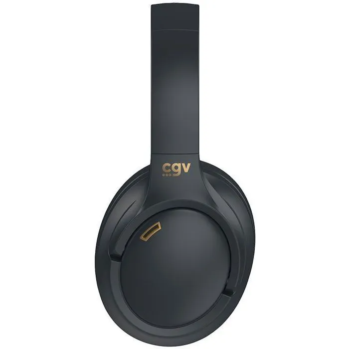 CGV Casque Bluetooth sans fil SonicVibe ANC avec réduction active du bruit, microphone intégré, égaliseur personnalisable et application - Noir CGV Casque Bluetooth sans fil SonicVibe ANC avec réduction active du bruit, microphone intégré, égaliseur personnalisable et application - Noir