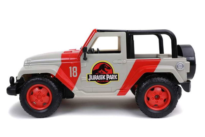 Jurassic World Jeep Wrangler Voiture Télécommandée 1:16 Jurassic World Jeep Wrangler Voiture Télécommandée 1:16