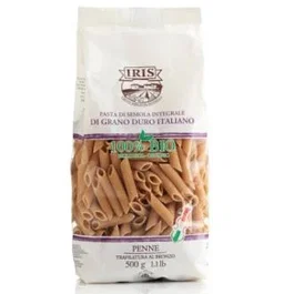 IRIS Macarrones de blé dur intégral BIO 500g