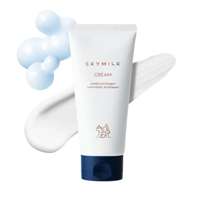 SKYMILK Crème Hydratante Visage au Lait d'Ânesse et Panthenol, 120 ml SKYMILK Crème Hydratante Visage au Lait d'Ânesse et Panthenol, 120 ml