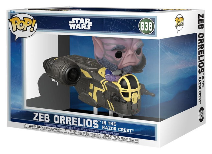 Funko Pop! Rides Deluxe Zeb Orrelios in the Razor Crest - Star Wars: The Mandalorian et Grogu Funko Pop! Rides Deluxe Zeb Orrelios in the Razor Crest - Star Wars: The Mandalorian et Grogu