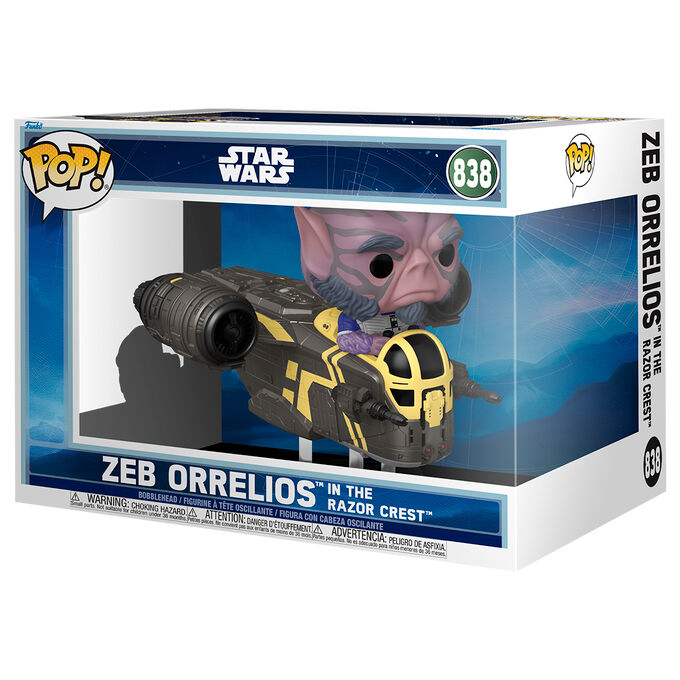 Funko Pop! Rides Deluxe Zeb Orrelios in the Razor Crest - Star Wars: The Mandalorian et Grogu Funko Pop! Rides Deluxe Zeb Orrelios in the Razor Crest - Star Wars: The Mandalorian et Grogu