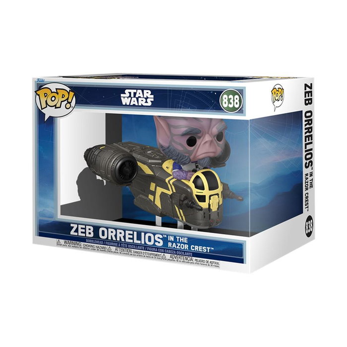 Funko Pop! Rides Deluxe Zeb Orrelios in the Razor Crest - Star Wars: The Mandalorian et Grogu Funko Pop! Rides Deluxe Zeb Orrelios in the Razor Crest - Star Wars: The Mandalorian et Grogu