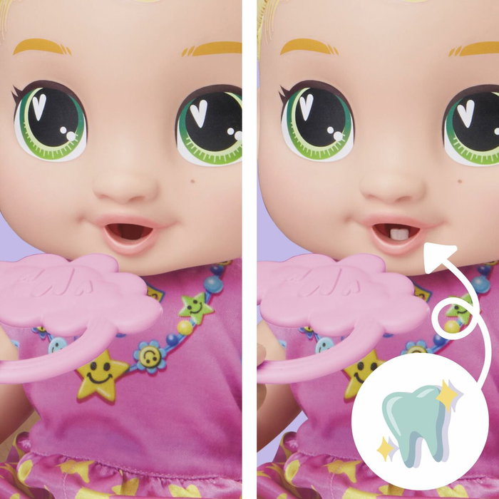 Hasbro Baby Alive Bébé grandit LaLa GooGoo, poupée interactive
