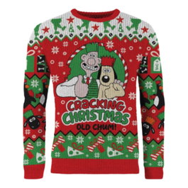 AAA Merchandise Wallace et Gromit Pull de Noël Cracking Christmas Old Chum! (S)