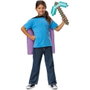 DISGUISE Déguisement Minecraft Steve Officiel avec Cape et Pioche - Costume Enfant 5-7 ans