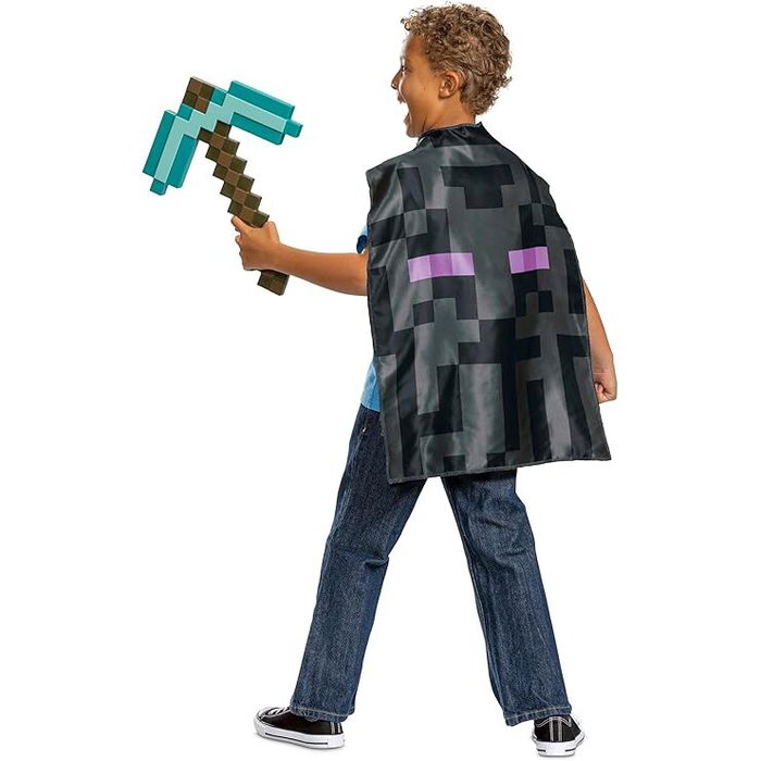 DISGUISE Déguisement Minecraft Steve Officiel avec Cape et Pioche - Costume Enfant 5-7 ans