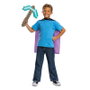 DISGUISE Déguisement Minecraft Steve Officiel avec Cape et Pioche - Costume Enfant 5-7 ans