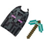 DISGUISE Déguisement Minecraft Steve Officiel avec Cape et Pioche - Costume Enfant 5-7 ans