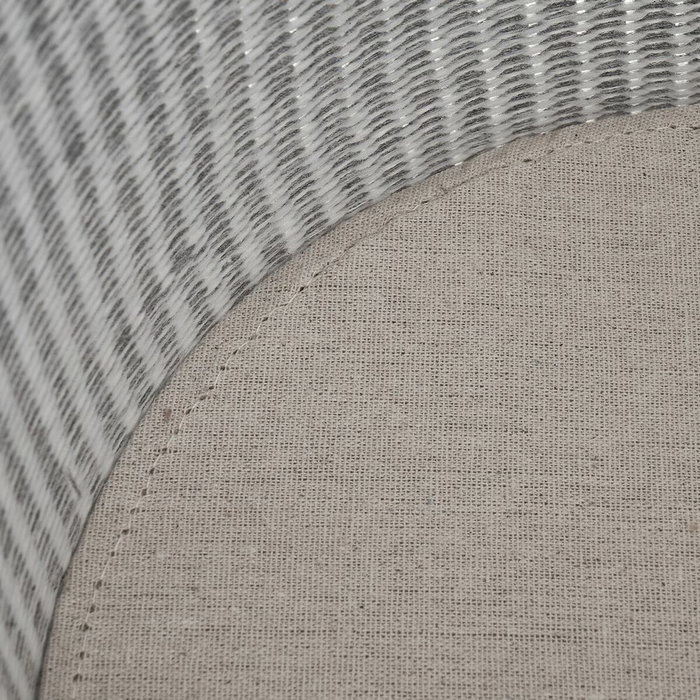 BigBuy Home Panier Multi-usages Blanc Gris Polyester (3 Unités) BigBuy Home Panier Multi-usages Blanc Gris Polyester (3 Unités)