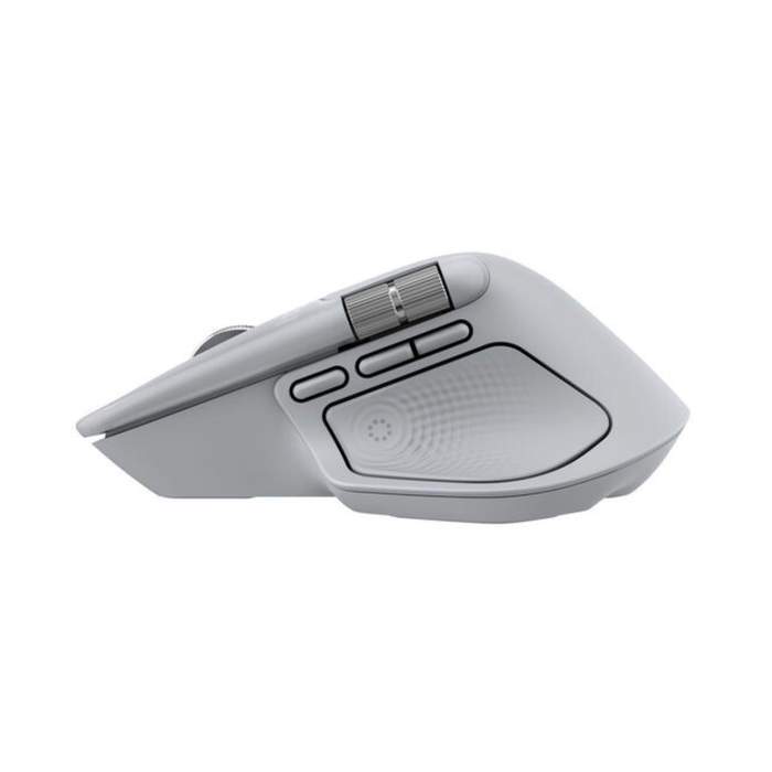 Logitech MX Master 4 - Souris sans fil Bluetooth / USB-C rechargeable, gris clair (Réf. 910-007563)