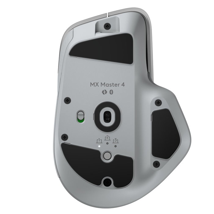 Logitech MX Master 4 - Souris sans fil ergonomique - Gris clair
