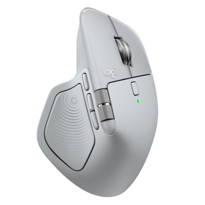 Logitech MX Master 4 - Souris sans fil ergonomique - Gris clair