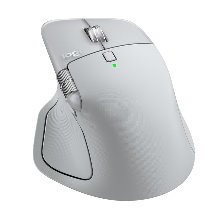 Logitech MX Master 4 - Souris sans fil ergonomique - Gris clair