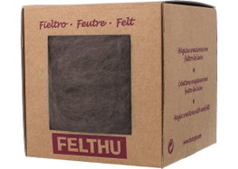 Felthu Feutre de laine marron clair 100g modèle 2