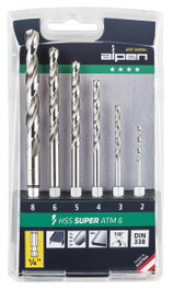 ALPEN Coffret de forets hexagonaux HSS super 6 pièces