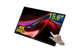 Verbatim - Moniteur portable tactile IPS 15,6" 4K UHD (3840x2160) - Écran 10-points touch, HDR, USB-C, HDMI, USB-A - Compatible PC, Mac, tablette, téléphone