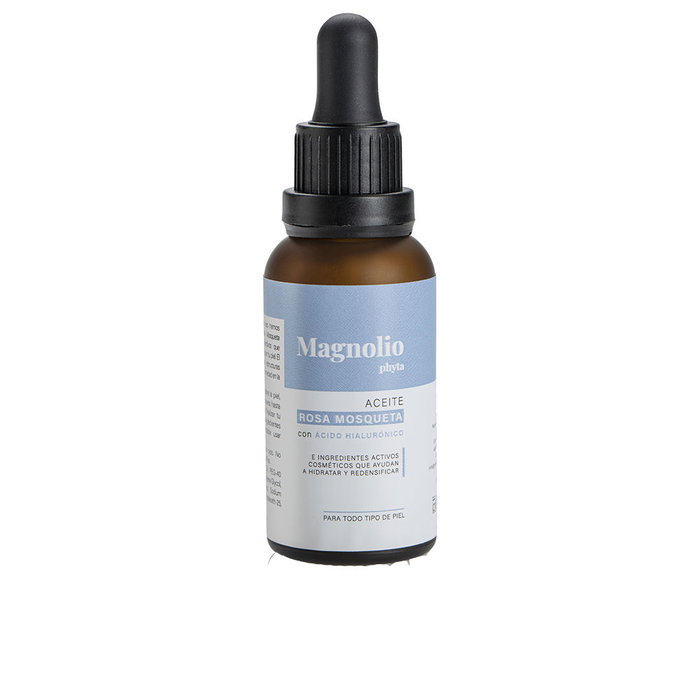 Magnoliophyta Huile de Rose Musquée à l'Acide Hyaluronique pour le Visage et le Corps - Régénération et Hydratation Intense - 30 ml Magnoliophyta Huile de Rose Musquée à l'Acide Hyaluronique pour le Visage et le Corps - Régénération et Hydratation Intense - 30 ml