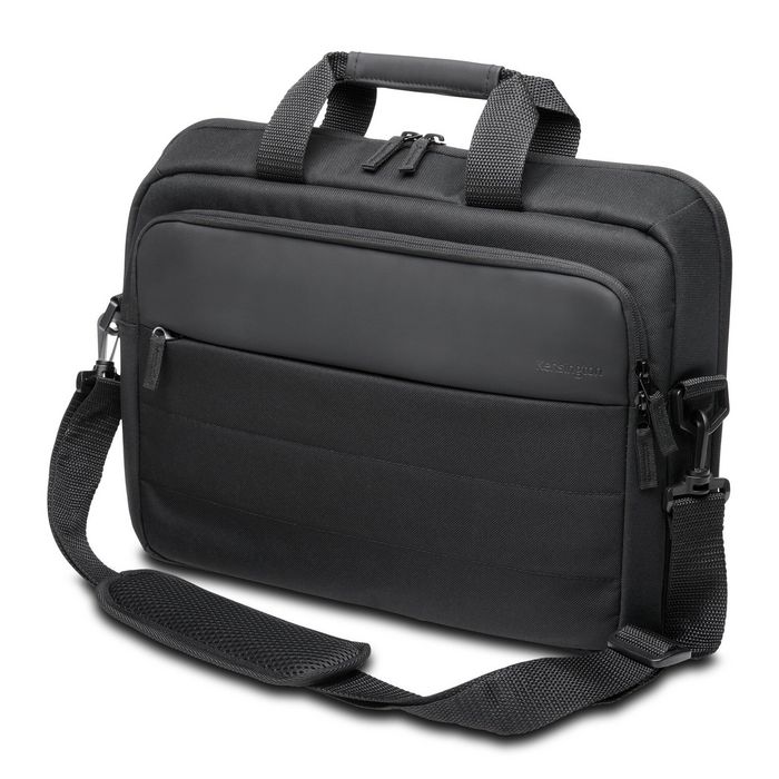 Kensington EQ Sacoche pour Ordinateur Portable 16" - Tissu Recyclé, Compartiment Rembourré, Sangle pour Valise - Compatible Laptops jusqu'à 16 Pouces