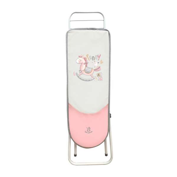 Decuevas Planchador Plegable Funny - Table à repasser pliante, couleur rose, hauteur ajustable 63x72x25 cm