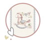 Decuevas Planchador Plegable Funny - Table à repasser pliante, couleur rose, hauteur ajustable 63x72x25 cm