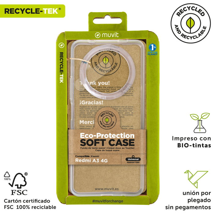 Protection pour téléphone portable Muvit for Change Redmi A3 4G